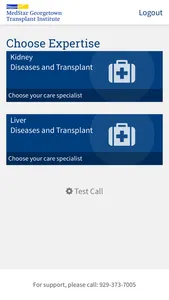 MedStar Transplant Link screenshot 2