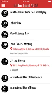 Unifor Local 4050 screenshot 1