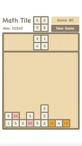 Math Tile - Aim 10240 screenshot 2