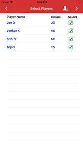 Rummy Score Sheet screenshot 2