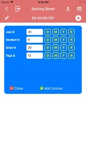 Rummy Score Sheet screenshot 4