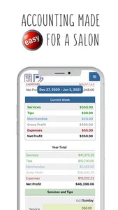 Salon Accounting screenshot 1
