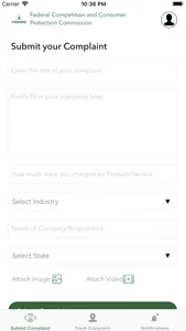 FCCPC Consumer Complaints screenshot 1