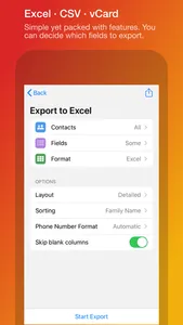 Export Contacts Pro screenshot 0