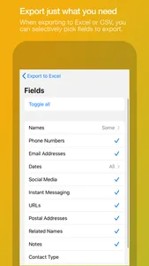 Export Contacts Pro screenshot 1