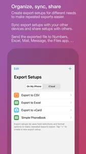 Export Contacts Pro screenshot 5