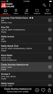 Rádio Online Česká screenshot 0