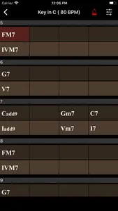 Chord Trainer - various key screenshot 2