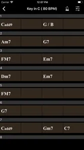 Chord Trainer - various key screenshot 4