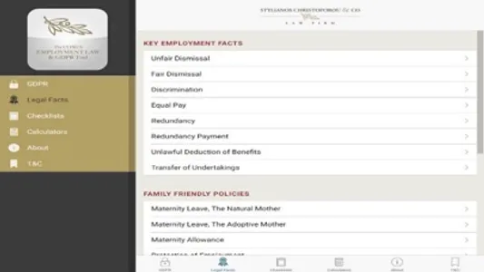 Employment Law and GDPR Tool screenshot 5