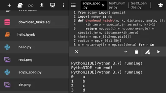 Python3IDE screenshot 2