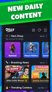 Dilly for Fortnite Mobile App screenshot 9