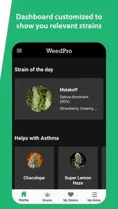 WeedPro: Cannabis Strain Guide screenshot 1