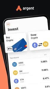 Argent – DeFi in a tap screenshot 1