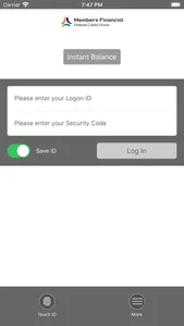 Members Financial FCU screenshot 1