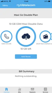 My Gibtelecom screenshot 2