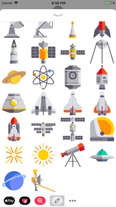 Space Stickers - iMessage screenshot 1