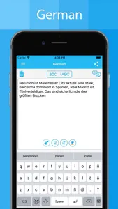 German Keyboard -  Translator screenshot 1