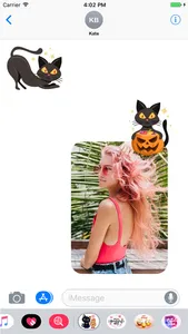 Black Cat Sticker! screenshot 2