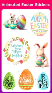 Animated Happy Easter Stickers screenshot 0