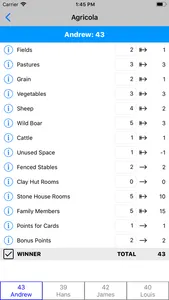 BGS2: Board Game Scoresheet screenshot 1