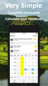 Golf Handicap - Online Golf screenshot 1