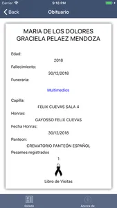 Obituario Digital screenshot 4