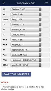 Strat-O-Matic Football 365 screenshot 3