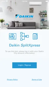 Daikin SplitXpress screenshot 1