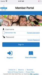 Alliant Health Plans screenshot 0