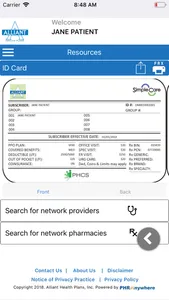 Alliant Health Plans screenshot 2