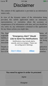 Emergency Alert screenshot 0