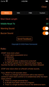 Basketball Shot Clock screenshot 1