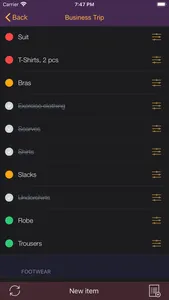 Travel Packing Checklists screenshot 4