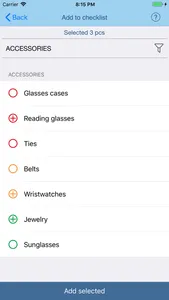 Travel Packing Checklists screenshot 6