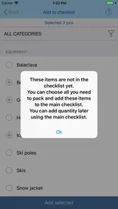 Travel Packing Checklists screenshot 7