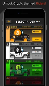 Crypto Rider - Bitcoin Racing screenshot 2