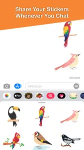 Bird Stickers! screenshot 2