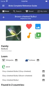 Birds Complete Reference Guide screenshot 2