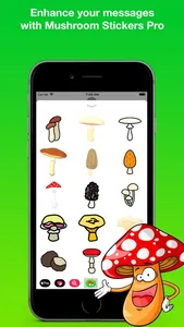 Mushroom Stickers Pro screenshot 0