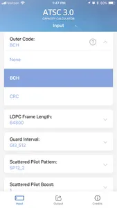 NextGen TV Capacity Calculator screenshot 0