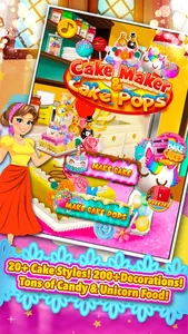 Cake Maker & Cake Pops Cooking screenshot 0