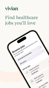 Vivian - Find Healthcare Jobs screenshot 0