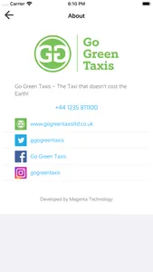 Go Green Taxis screenshot 3