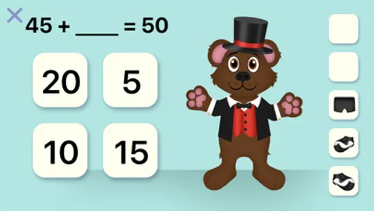 Teddy Bear Math - Add to 50 screenshot 1