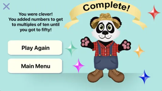 Teddy Bear Math - Add to 50 screenshot 2