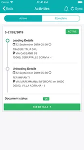 Gruber Logistics Driver APP screenshot 3