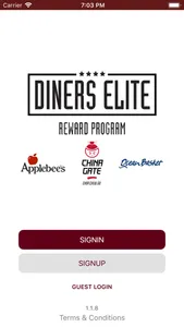 Diners Elite screenshot 0