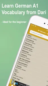 Dari Deutsch Vokabeln A1 screenshot 0