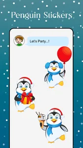 Penguin Sticker for iMessage screenshot 2